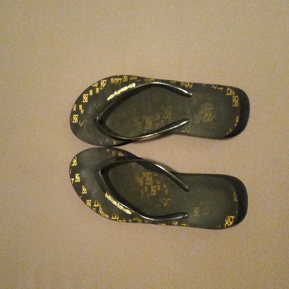 Bebe Foam Wedge Sandals Size 7.5 - Picture 2 of 8